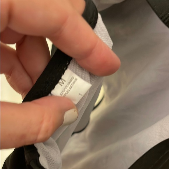 Black Cut-Out Strappy One-Piece Swimsuit Size Medium - Picture 7 of 7